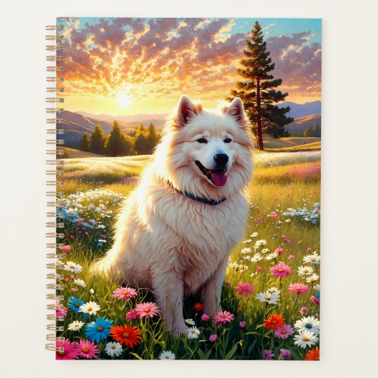 Samojed hond planner (Voorkant)