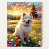 Samojed hond planner (Achterkant)