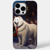 Samojed Kerst Feestelijke Periode Case-Mate iPhone Case (Achterkant)