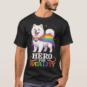 Samojedische Held Voor Gelijkheid Lgbt Regenboog P T-shirt