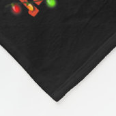 Samojeed Hond Halloween Kersthond Happy Hallotha Fleece Deken (Hoek)