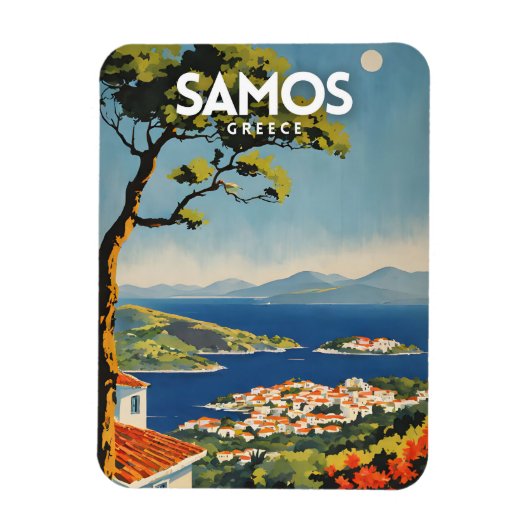 Samos Travel Magneet (Verticaal)