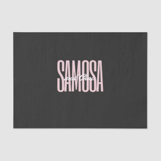samosa en chai T-Shirt Tissuepapier (Voorkant)