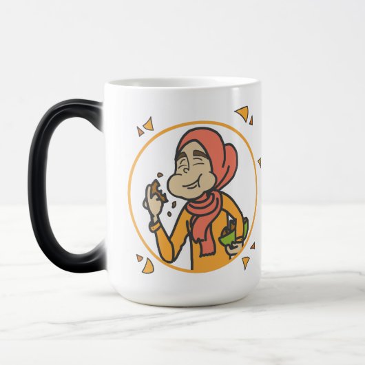 Samosa Girl Loves Chai 2.0 - Magic Mug (Gauche)