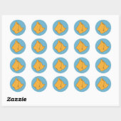 Samosa Ronde Sticker (Vel)