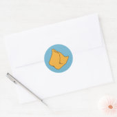 Samosa Ronde Sticker (Envelop)