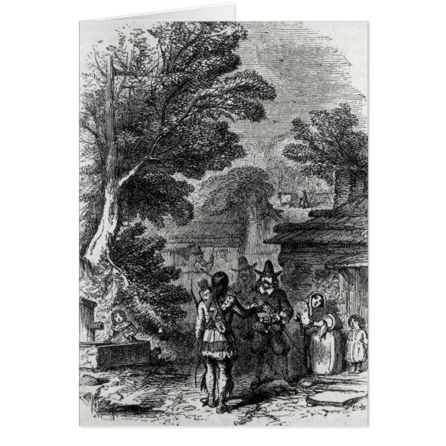 Samoset, de Indiase bezoeker (Voorkant)