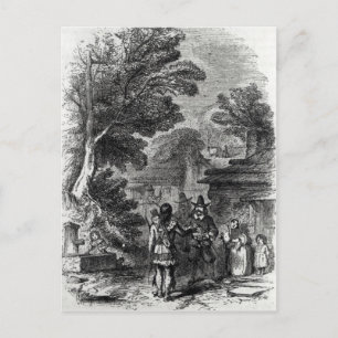 Samoset, de Indiase bezoeker Briefkaart