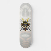 Samouraï Japonais Crânes Katanas Skateboard (Recto)