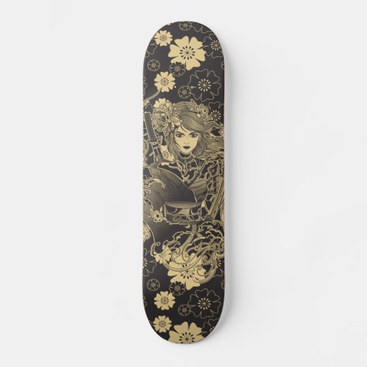 Samouraïs Skateboards Japanse krijgsvrouw (Voorkant)
