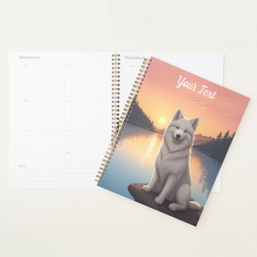 Samoyé par Lac (Devant avec enveloppe)