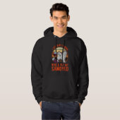 Samoyed And Wine Hoodie (Voorkant volledig)