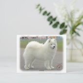 Samoyed Briefkaart (Staand voorkant)
