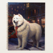 Samoyed Christmas Festive Saison (Devant)