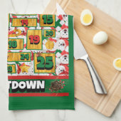 Samoyed Counting Kerstmis Advent Calendar Dog Theedoek (Quarter Fold)