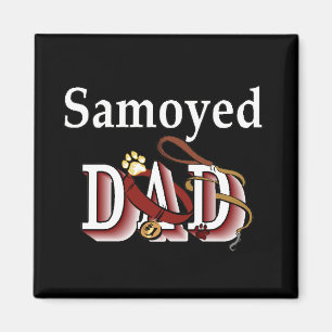 samoyed dad Magnet Magneet