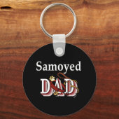 samoyed dad Sleutelhanger (Voorkant)