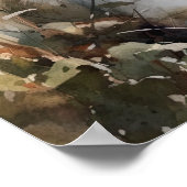 Samoyed Dog Art Print Poster (Hoek)