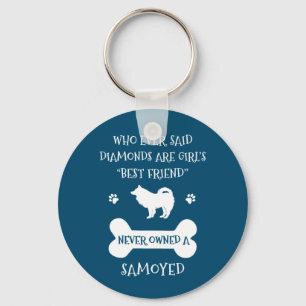 Samoyed Dog Best Friend Sleutelhanger