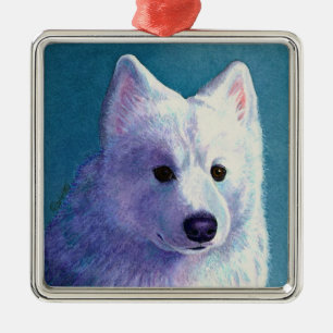 Samoyed Dog Ornament - "Boeddha"