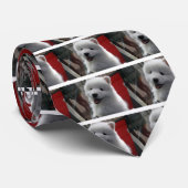 Samoyed Dog Stropdas (Opgerold)