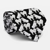 Samoyed Dogs Stropdas (Opgerold)