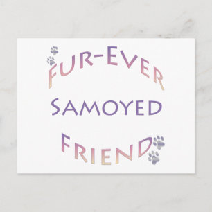 Samoyed Furever Vriend Briefkaart
