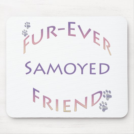 Samoyed Furever Vriend Muismat (Voorkant)