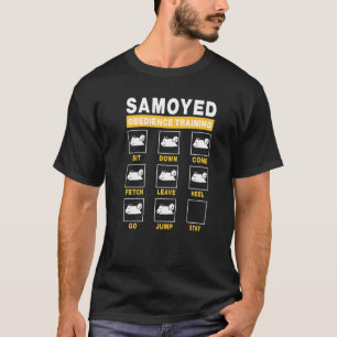 Samoyed gehoorzaamheidstraining hondengids voor tr t-shirt