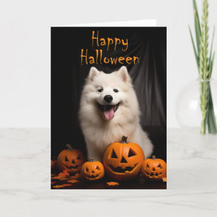 Samoyed Halloween Kaart