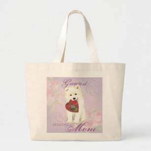 Samoyed Heart Grote Tote Bag
