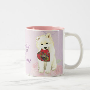 Samoyed Heart mama Tweekleurige Koffiemok