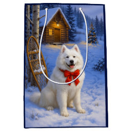 Samoyed Holiday  Medium Cadeauzakje