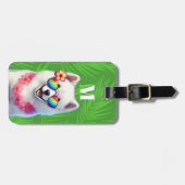 Samoyed-hond bagage labels (Voorkant horizontaal)