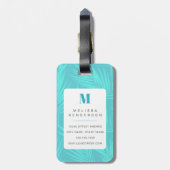 Samoyed-hond bagage labels (Achterkant verticaal)