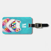 Samoyed-hond bagage labels (Voorkant horizontaal)
