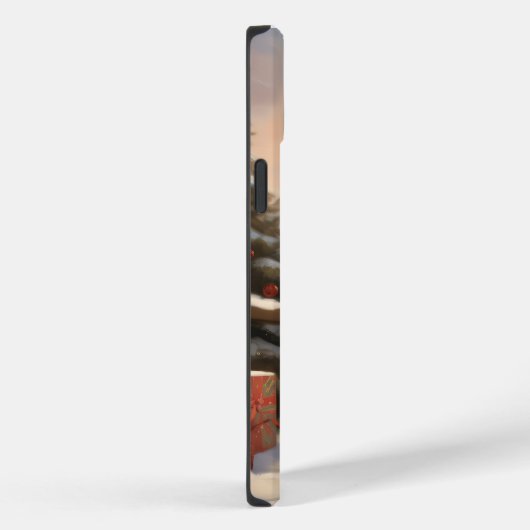 Samoyed Hond in Sneeuw Kerstmis Case-Mate iPhone Case (Achterkant / Rechts)