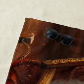 Samoyed Hond Kerst Feestelijk Strandlaken (In situ)