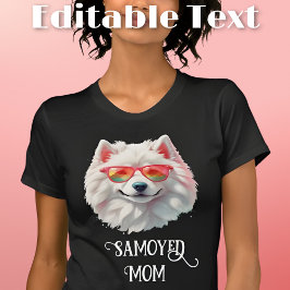Samoyed Hond Mam Zonnebril T-shirt