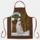 Samoyed Kerstcadeaus Schort (Voorkant)