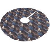 Samoyed Kerstfeest Seizoen Kerstboom Rok (Gekanteld)