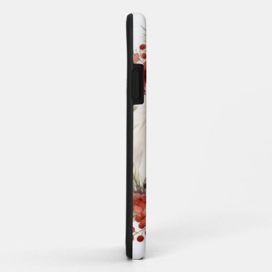 Samoyed Kerstkrans Feestelijke Pup Case-Mate iPhone Case (Achterkant/rechts)