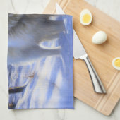 Samoyed liet het sneeuwen Kerstmis Theedoek (Quarter Fold)