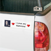 Samoyed Love Bumpersticker (Op Truck)