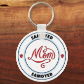 SAMOYED Mam Sleutelhanger (Voorkant)