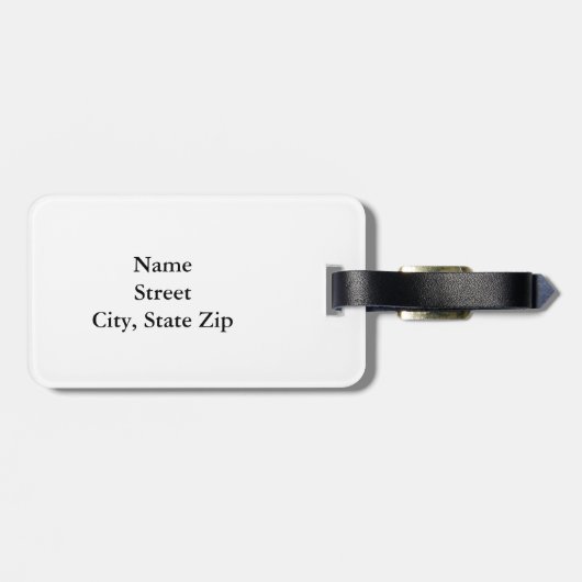 Samoyed mama Bagagelabel (Achterkant horizontaal)