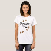 Samoyed mama t-shirt (Voorkant volledig)