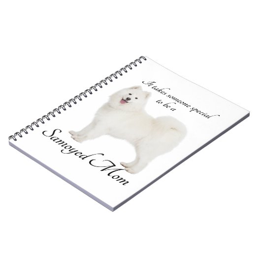 Samoyed Maman Carnet (Côté gauche)