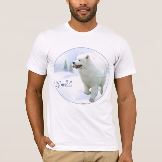 Samoyed Noel T-shirt (Voorkant)