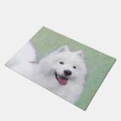 Samoyed Painting - Cute Original Dog Art Deurmat (Schuin)
